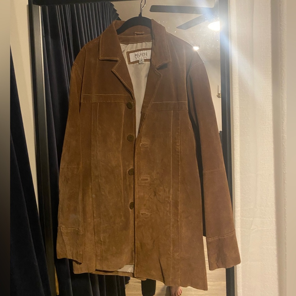 Wilsons Leather Brown Shirt Jacket